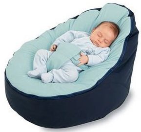 BayB Blue Baby Bean Bag Chair