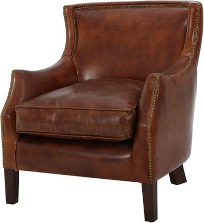 Christopher Knight Home Njord Leather Club Chair