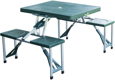 Outsunny Portable Foldable Camping Picnic Table
